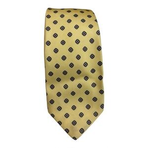 The Cotswold Collection by Jos. A. Bank Yellow Blue and Red Silk Necktie